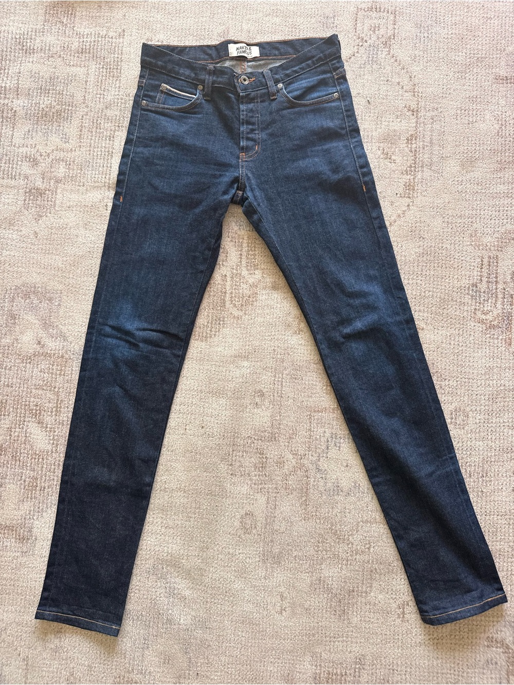Naked & Famous Denim Indigo Skinny Jeans